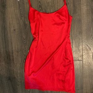 Missguided mini dress. Red. Size 6. Worn once